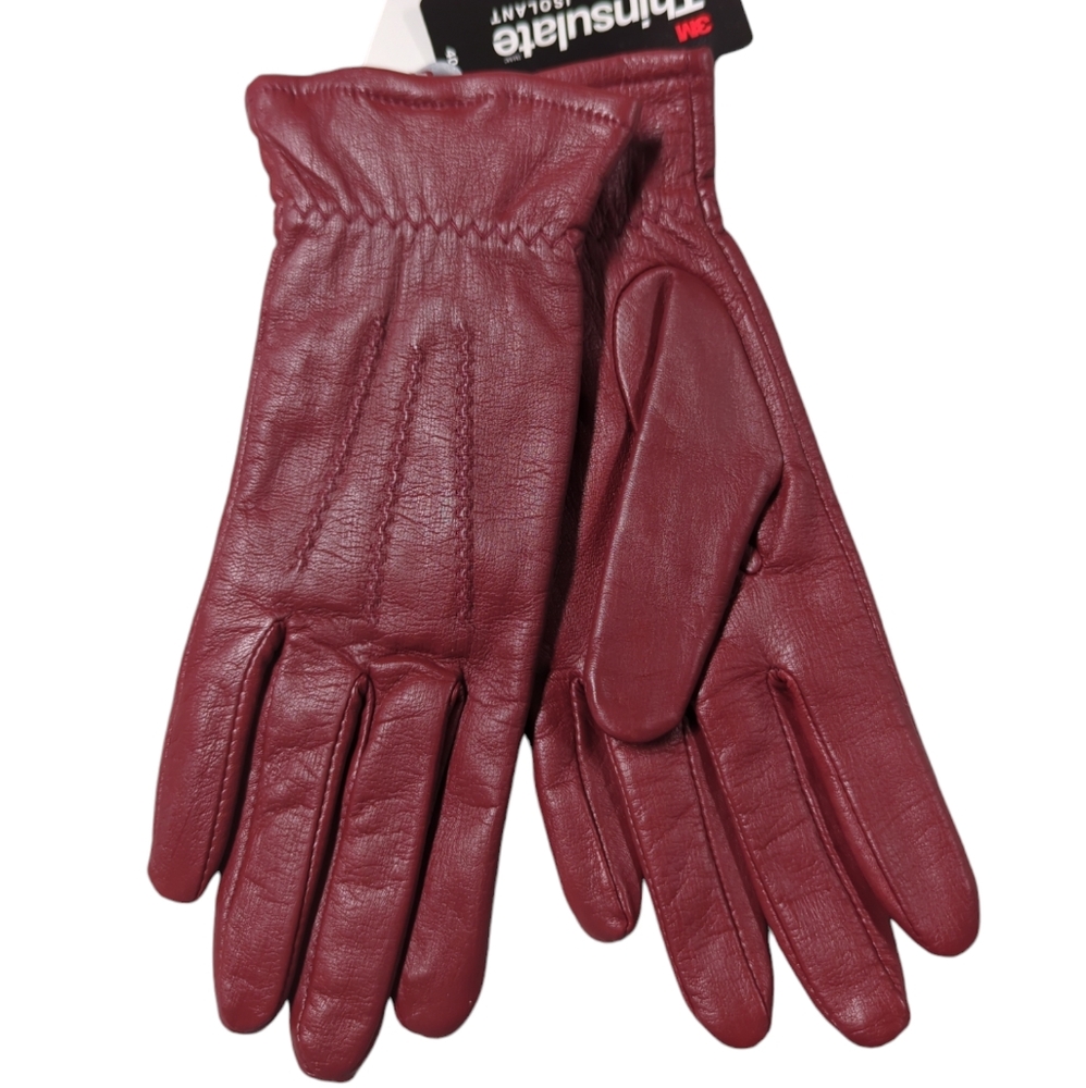 Vintage Jaclyn Smith NWT Red Leather Gloves